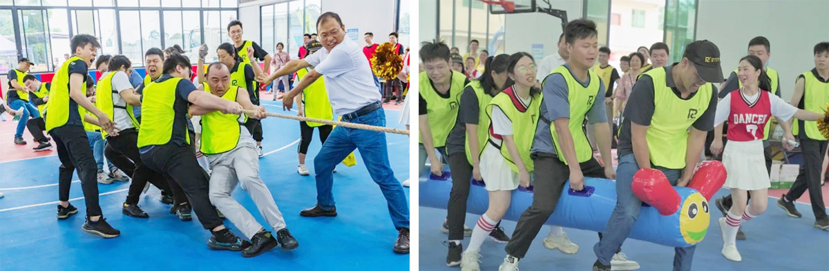 快乐运动，，，，，高效事情——威客电竞VKGAME十五周年庆趣味运动会